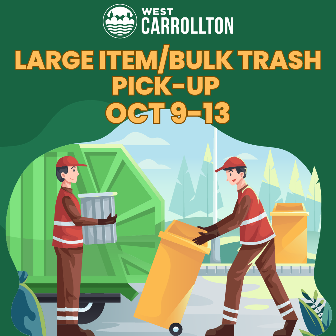 Large Item/Bulk Trash Pickup City of West Carrollton