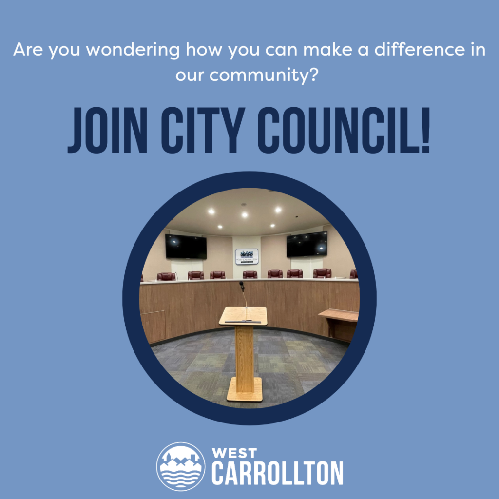 West Carrollton City Council Vacancy City of West Carrollton
