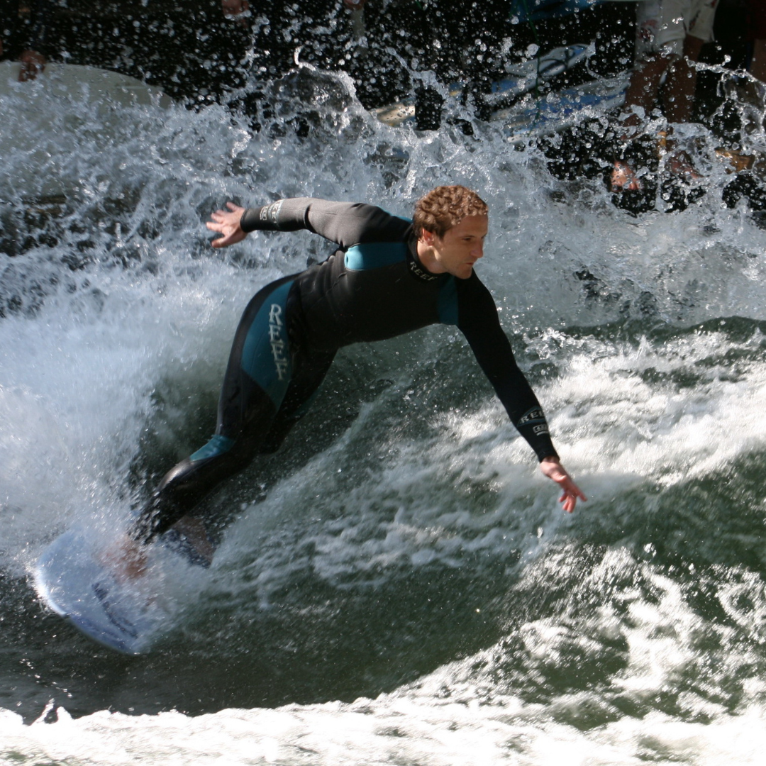 Inside the rise of river surfing, the Midwest’s next big thing.