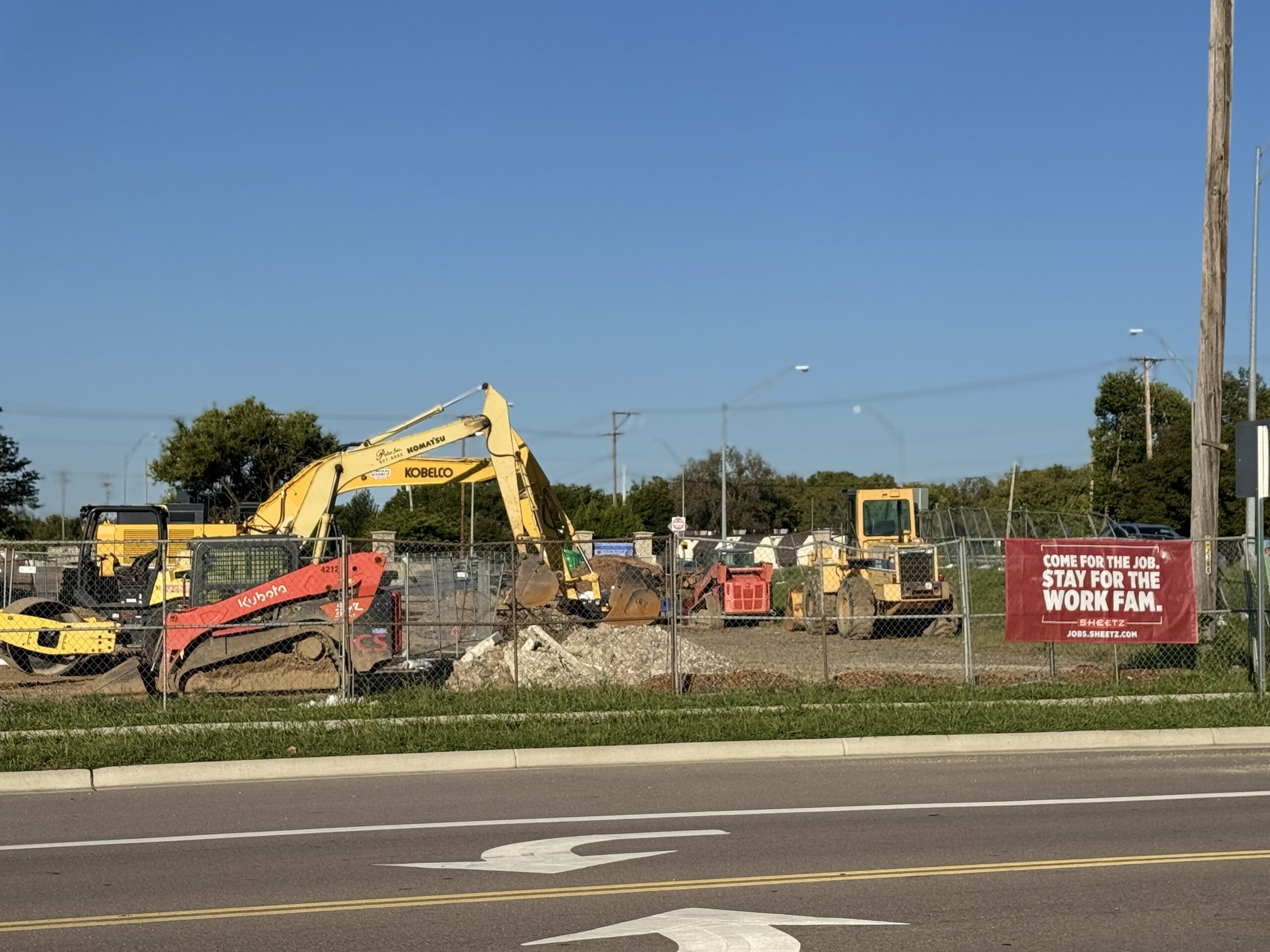 New Sheetz Under Construction in West Carrollton River District